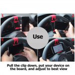 Wholesale Car Steering Wheel Phone Socket Holder (Black)